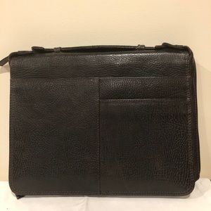 Brown Brand New Male Leather Portfolio Bag.